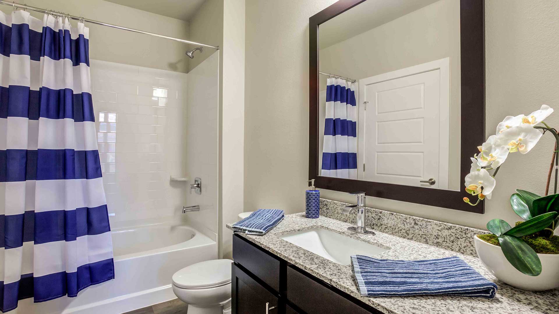 Apartment bathroom — representative home at Senita on Cave Creek.