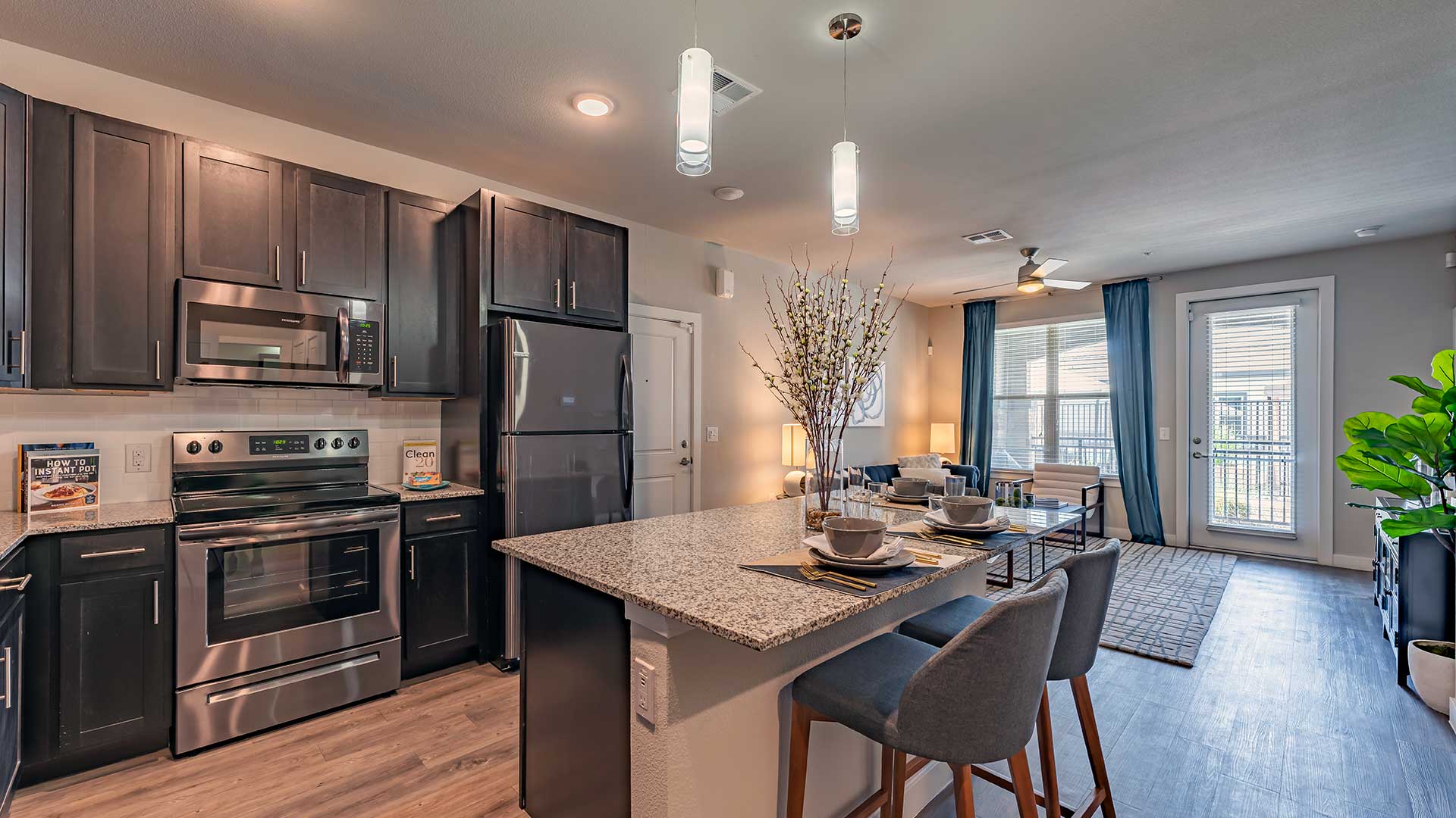 Apartment kitchen — representative home at Senita on Cave Creek.